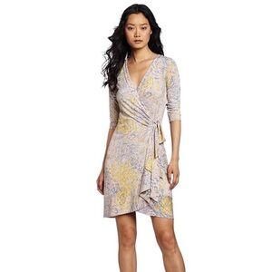 BCBGMaxAzria Multicolor Abstract Dress